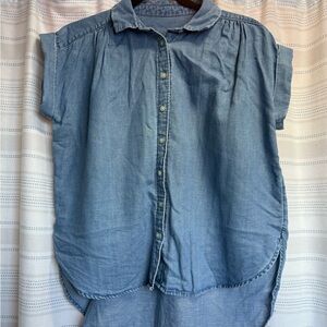 LOFT Light Blue Denim Shirt